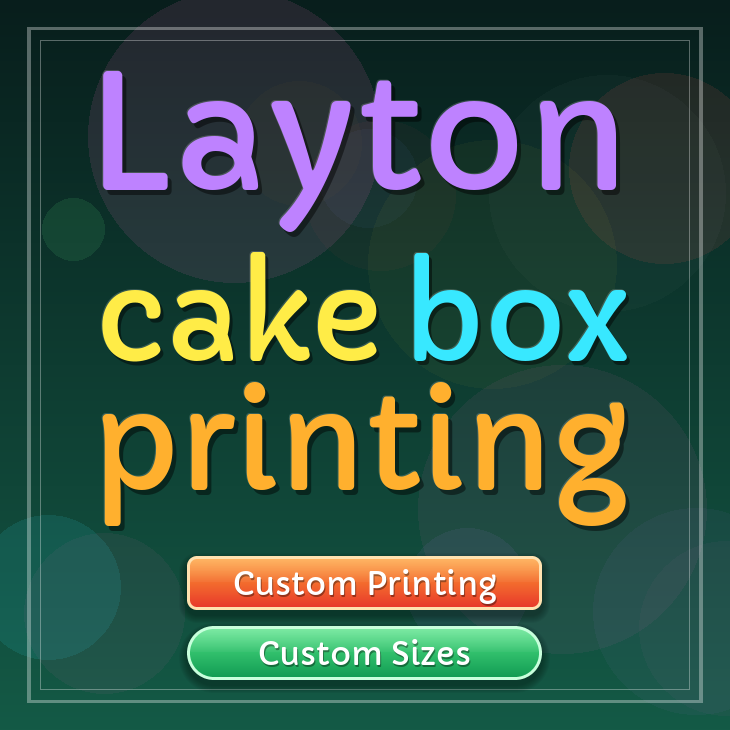 Layton cake box printing