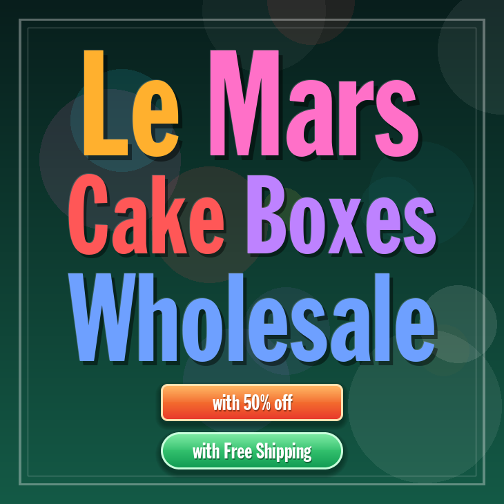 Le Mars cake boxes