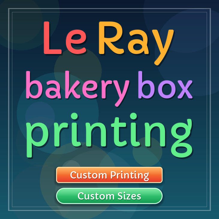 Le Ray bakery box printing