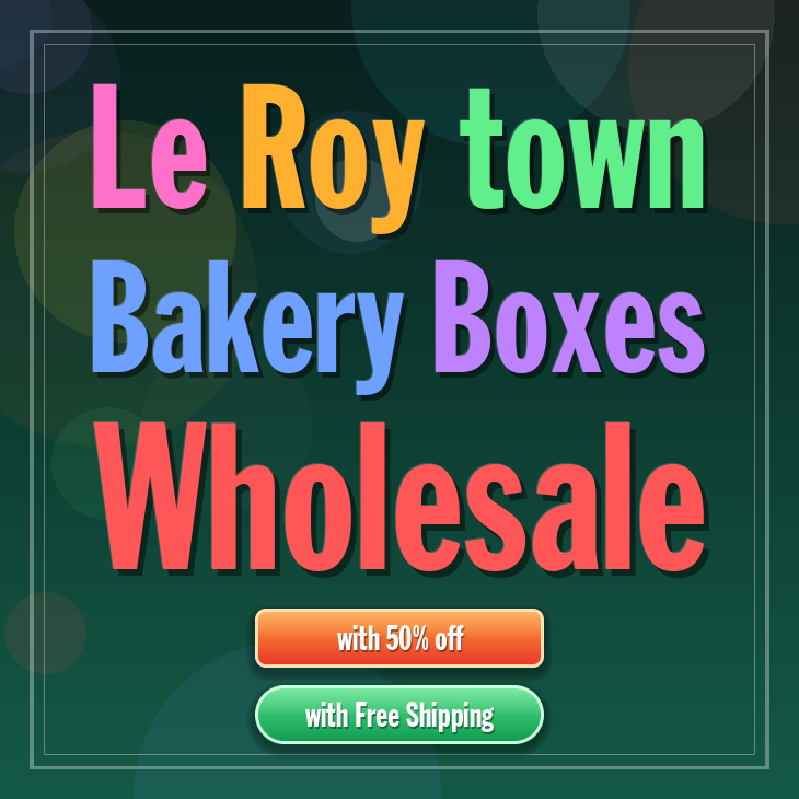 Le Roy Town bakery boxes