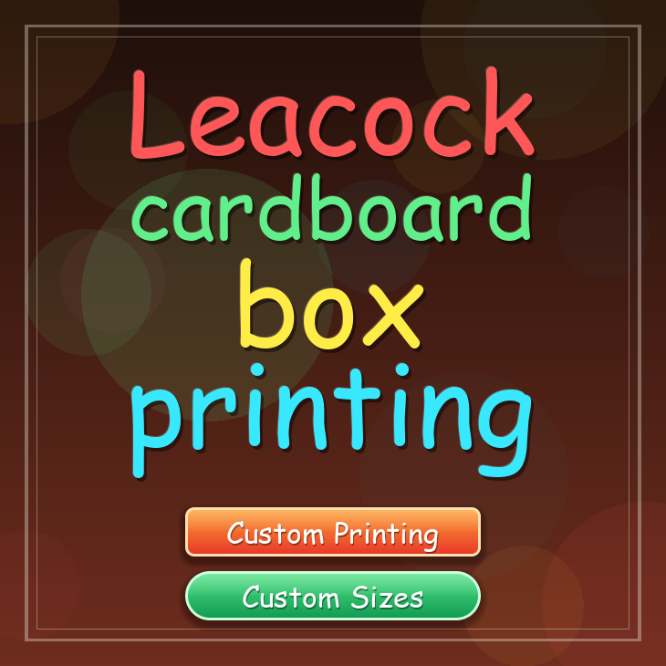 Leacock cardboard box printing