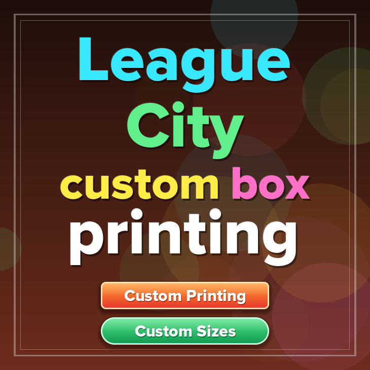League City custom box printing