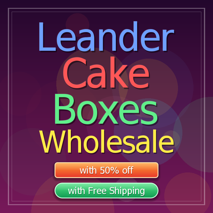 Leander cake boxes