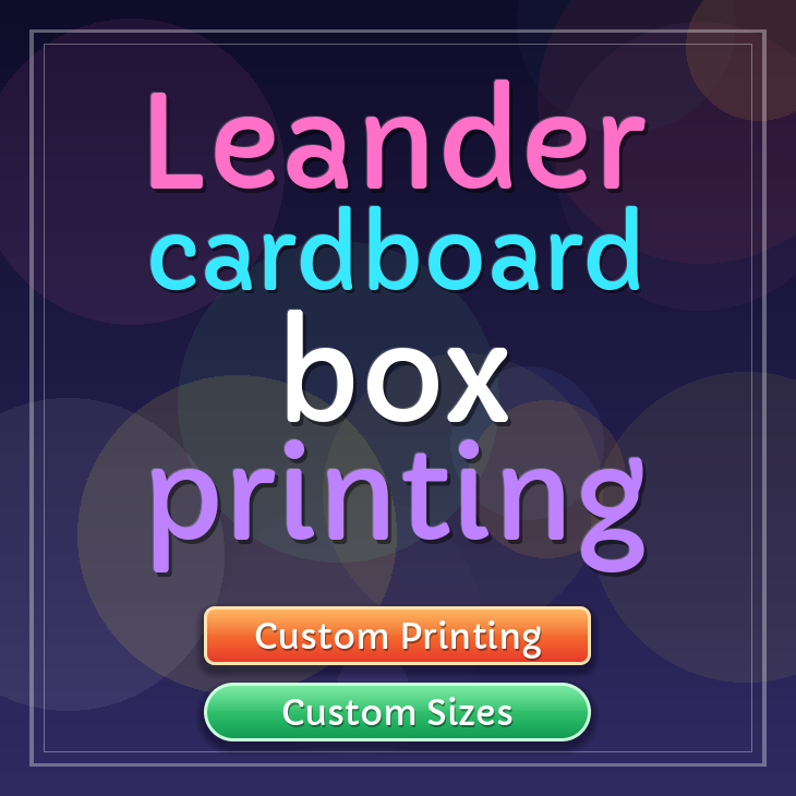 Leander cardboard box printing
