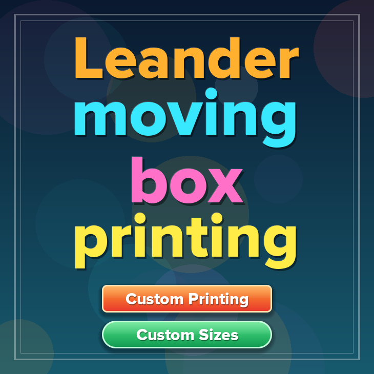 Leander moving box printing