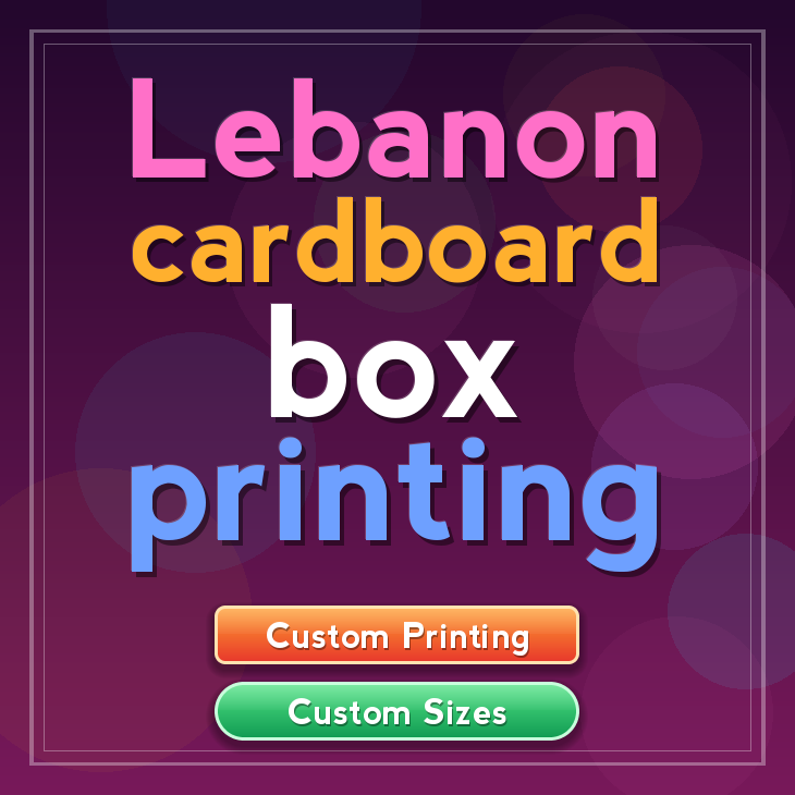 Lebanon cardboard box printing