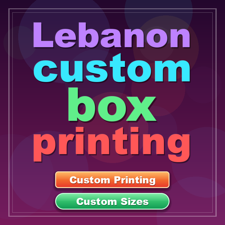 Lebanon custom box printing