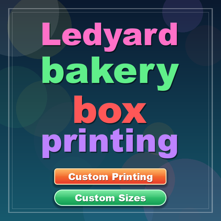 Ledyard bakery box printing
