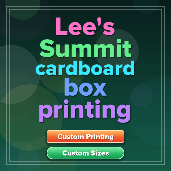 Lee's Summit cardboard box printing