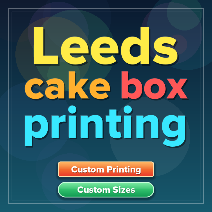 Leeds cake box printing
