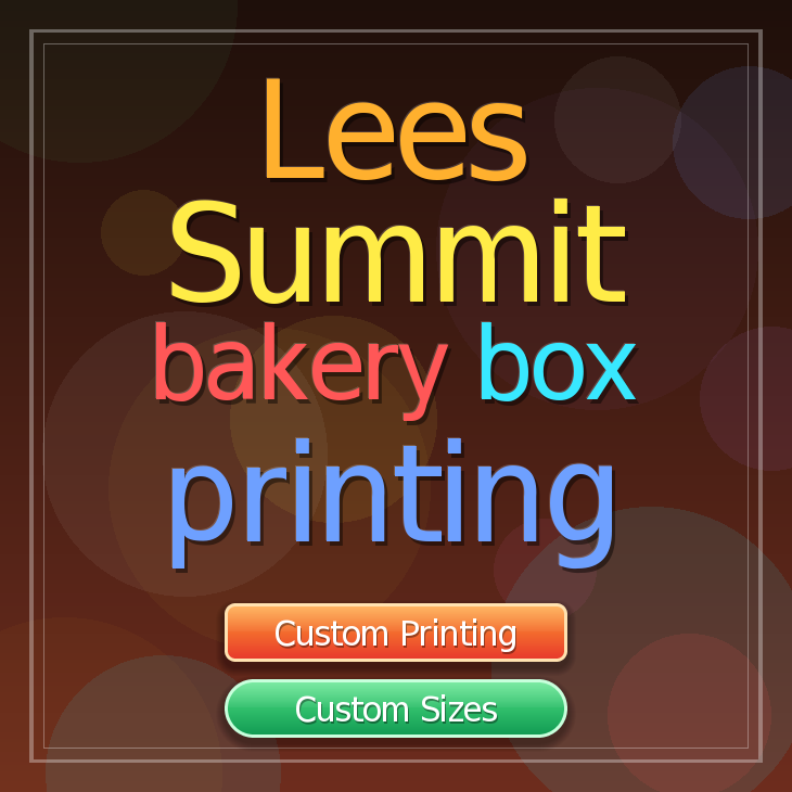 Lees Summit bakery box printing