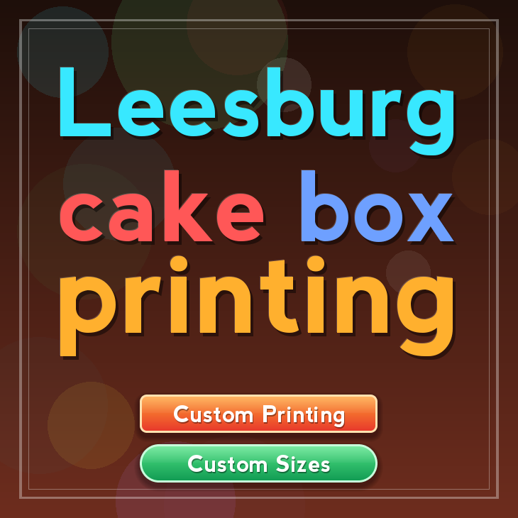Leesburg cake box printing