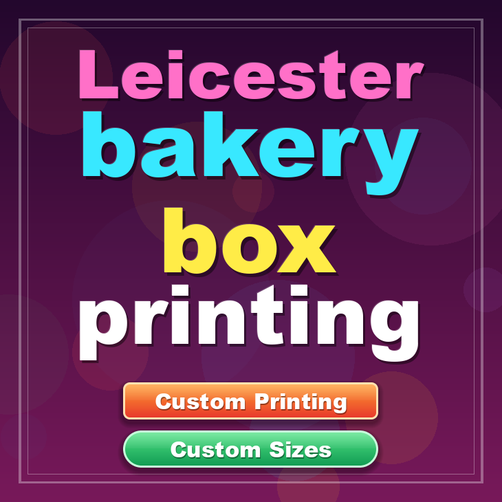 Leicester bakery box printing