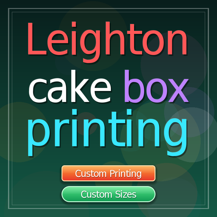 Leighton cake box printing