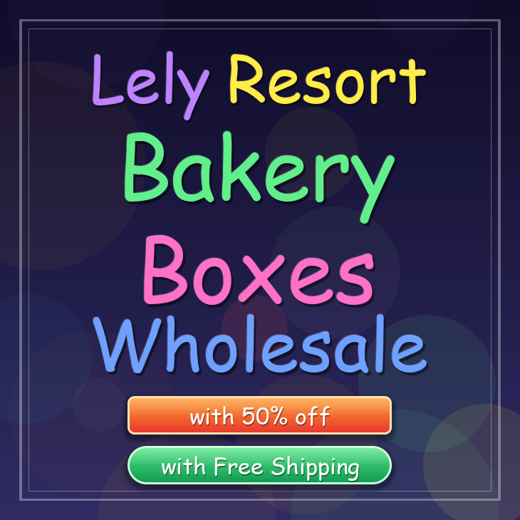 Lely Resort bakery boxes