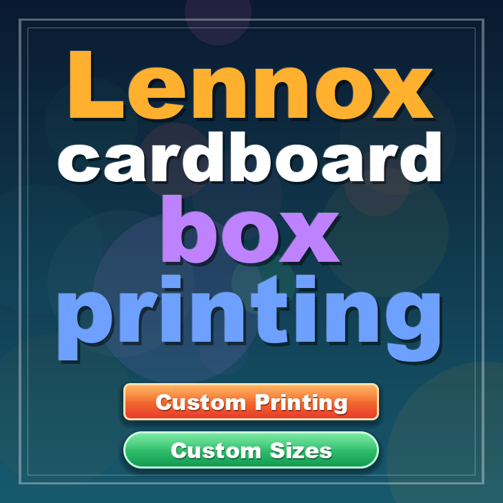 Lennox cardboard box printing