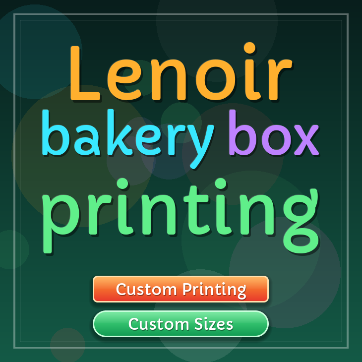Lenoir bakery box printing