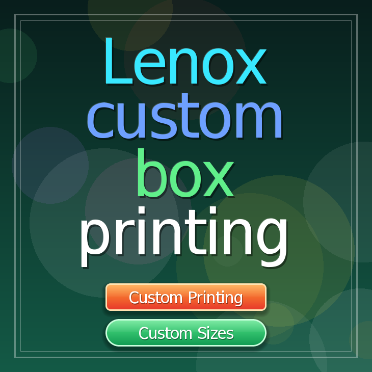 Lenox custom box printing