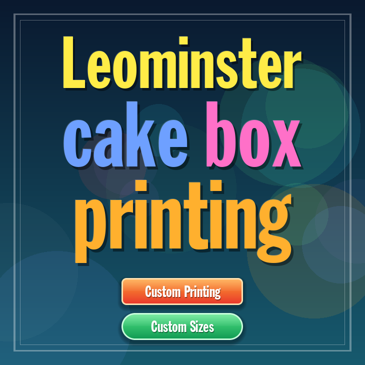 Leominster cake box printing