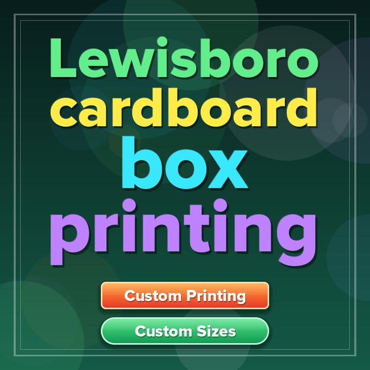 Lewisboro cardboard box printing