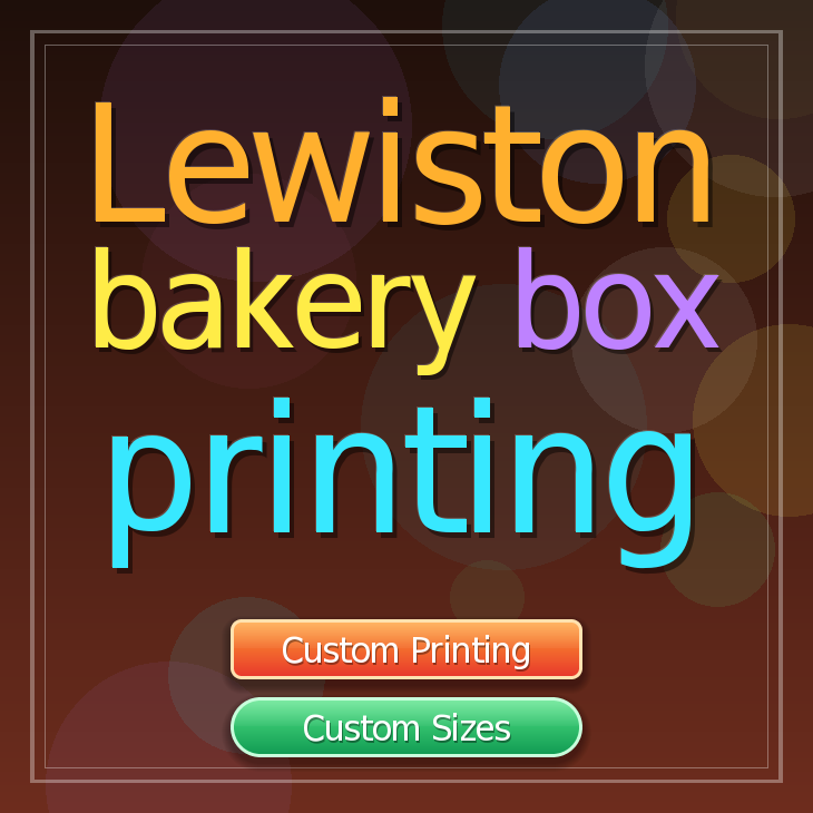 Lewiston bakery box printing