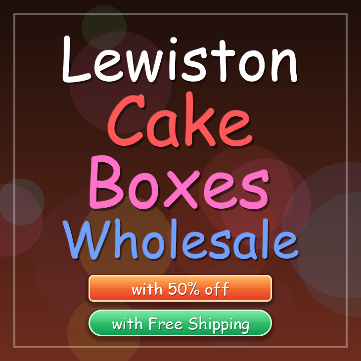 Lewiston cake boxes