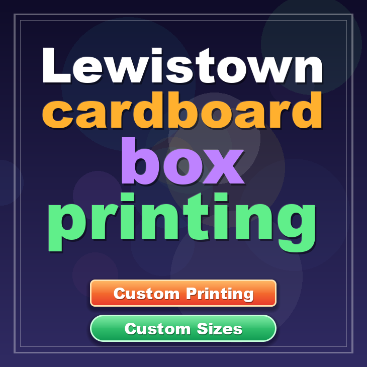 Lewistown cardboard box printing