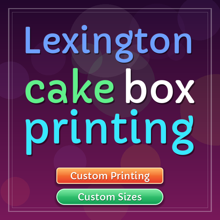 Lexington cake box printing