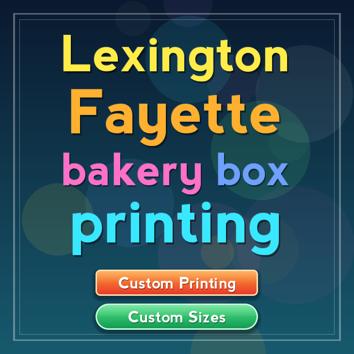 Lexington Fayette bakery box printing