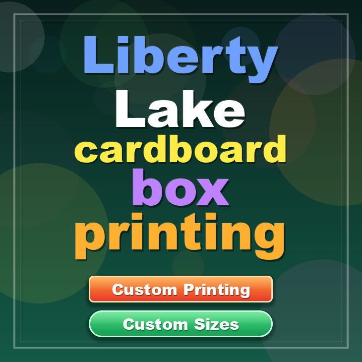 Liberty Lake cardboard box printing
