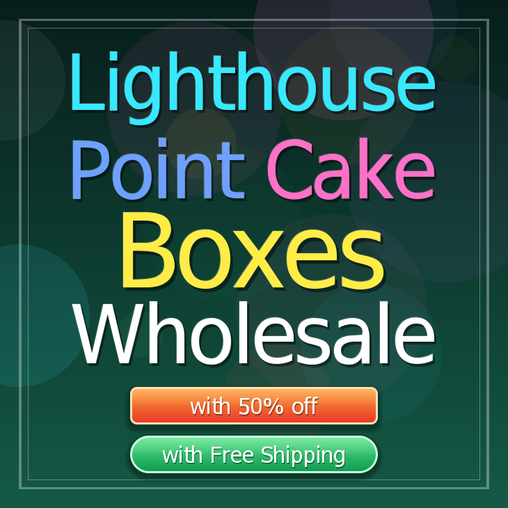 Lighthouse Point cake boxes