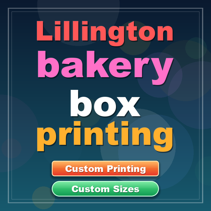 Lillington bakery box printing
