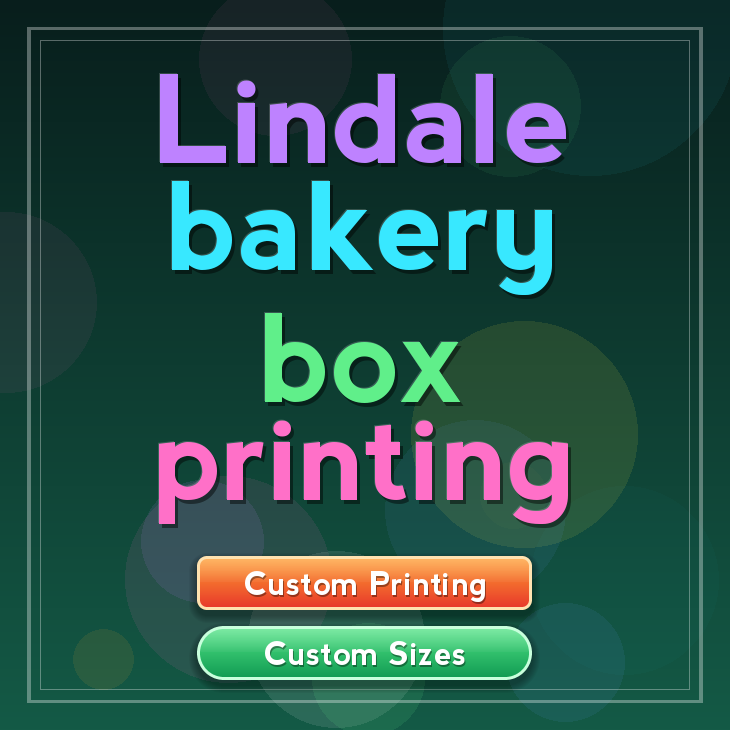 Lindale bakery box printing