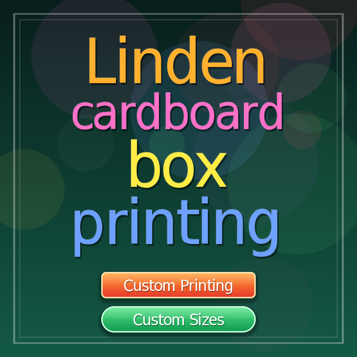 Linden cardboard box printing