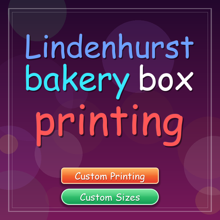 Lindenhurst bakery box printing