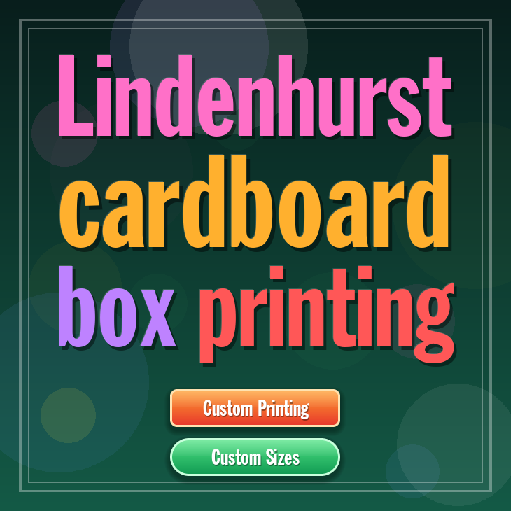 Lindenhurst cardboard box printing