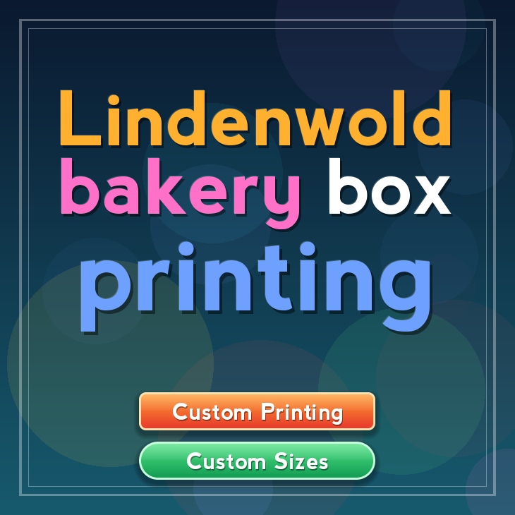 Lindenwold bakery box printing