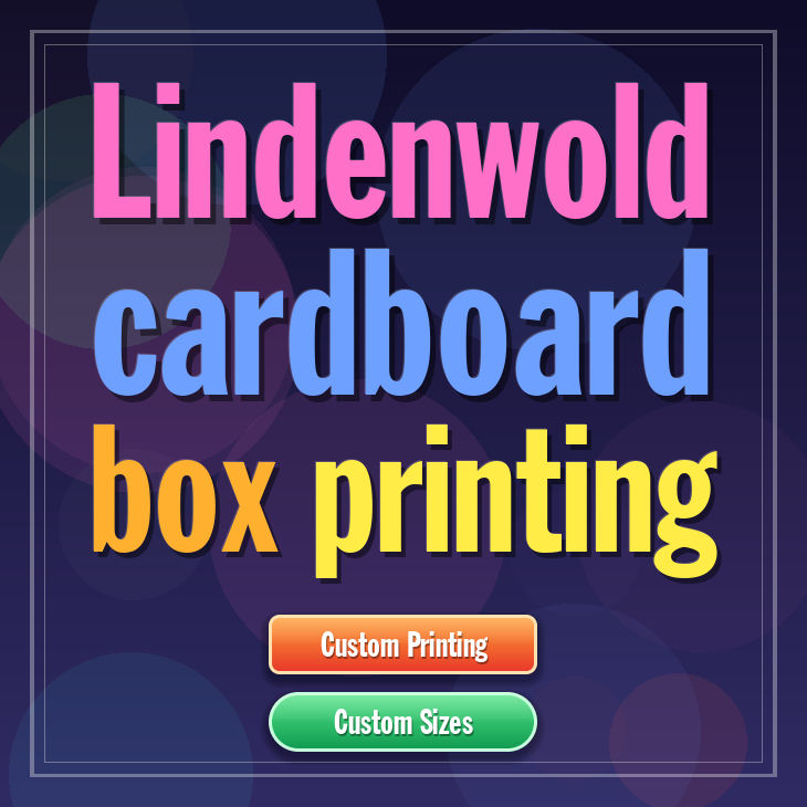 Lindenwold cardboard box printing