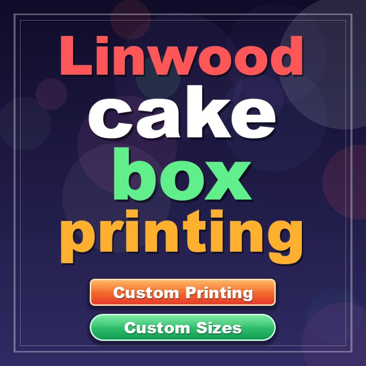 Linwood cake box printing