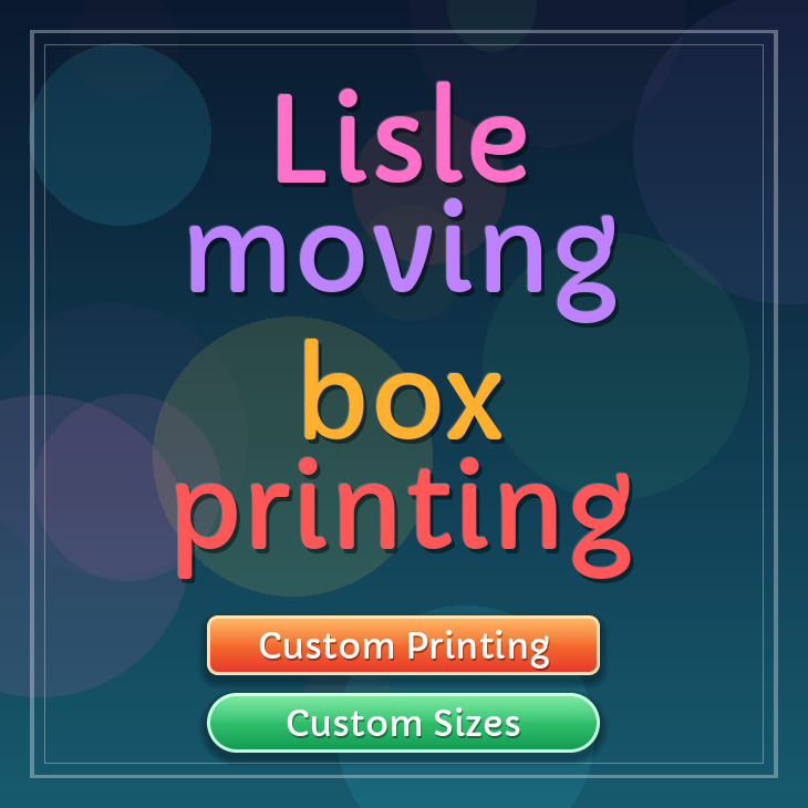 Lisle moving box printing