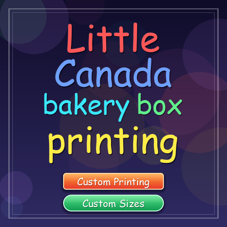 Little Canada bakery box printing