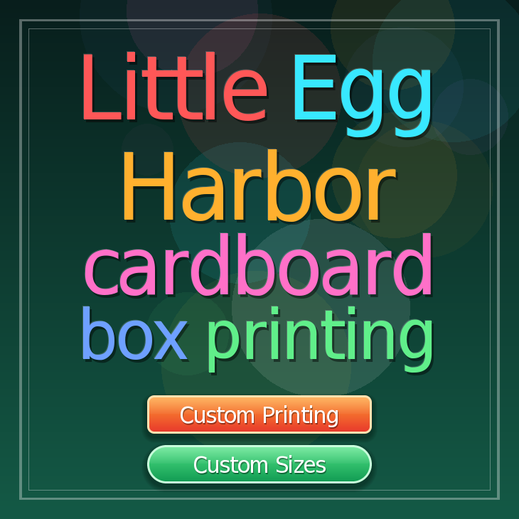 Little Egg Harbor cardboard box printing