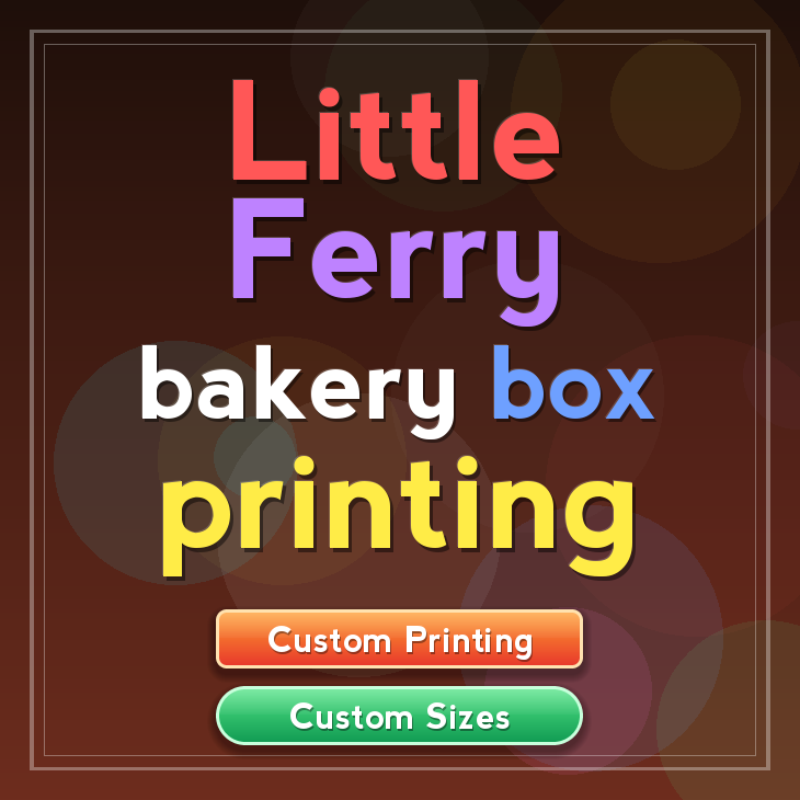 Little Ferry bakery box printing