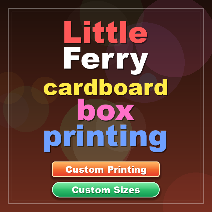Little Ferry cardboard box printing