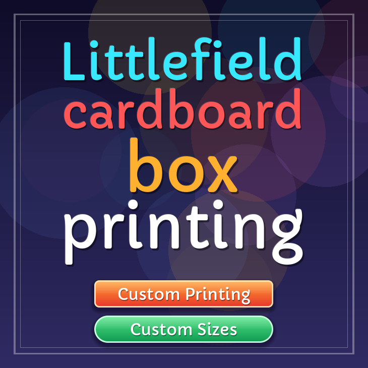 Littlefield cardboard box printing