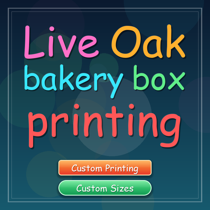 Live Oak bakery box printing