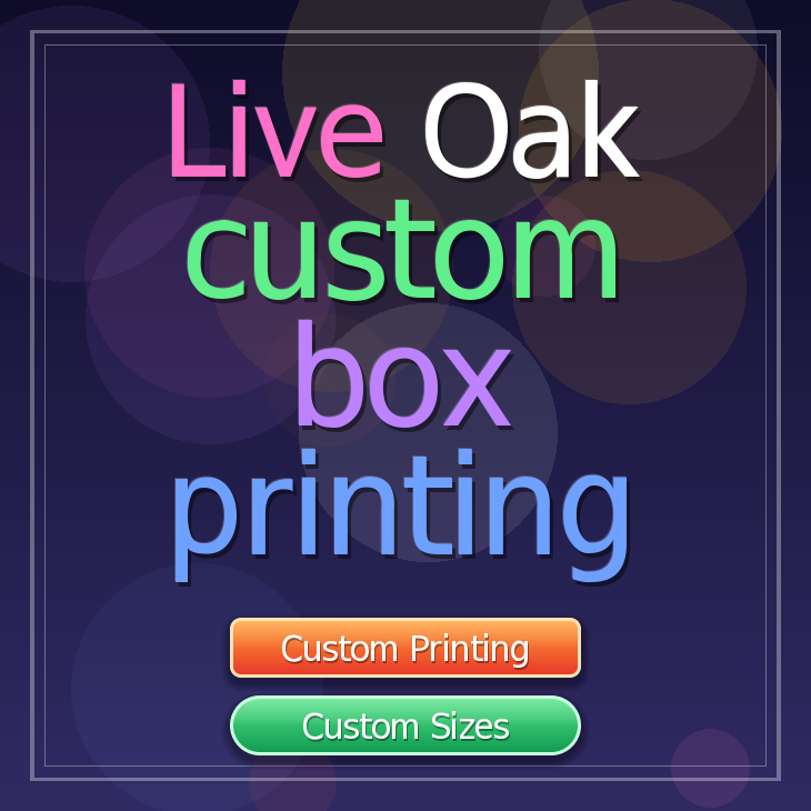 Live Oak custom box printing