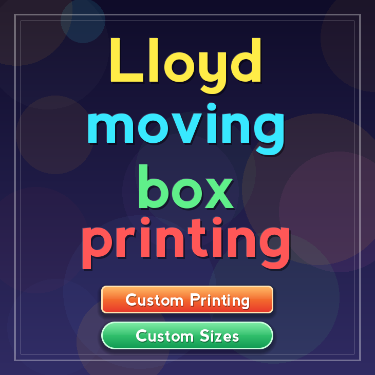 Lloyd moving box printing