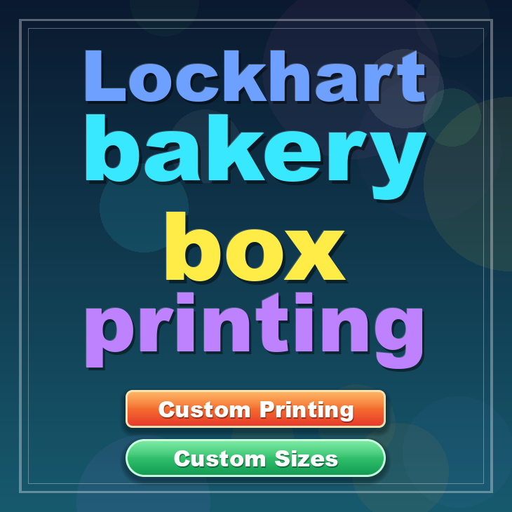 Lockhart bakery box printing