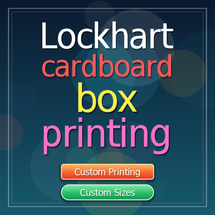 Lockhart cardboard box printing